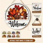 16 Pcs Interchangeable Welcome Sign for Front Door，2set - Image 4