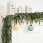 Jutom 2 Pcs 6 ft Artificial Christmas Cedar Garland - Image 4