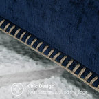 decorUhome Soft Chenille Throw Pillow Covers 24x24 Set of 2 Poseidon - Image 4