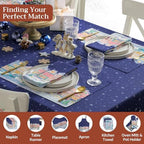 Maison d' Hermine Table Cloth Square Table Reusable 100% Cotton 54"x54" - Image 4