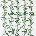 mizii 5 Packs 340" Artificial Vines Garland Fake Vine with Small Green Leaves Silk Rose Leaf Faux Hanging Plants Greenery Decoration for Outdoors Indoor Table Centerpieces Wedding Decor (Rose Leaves) by Mizii