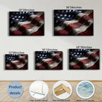 ZERILYN Ship Next Day – Patriotic Canvas Wall Decor, American Flag Pictures, Independence Day Canvas Prints, Red White Blue Home & Office Decoration - Image 6