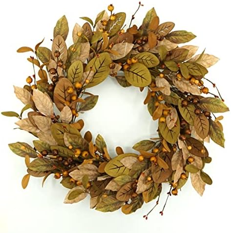 WreathDream 20'' Fall Wreath Autumn Wreath for Front Door Porch Home Decor by WreathDream