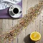 60" Pip Berry Garland - Artificial Spring and Summer Decorative Garland with Pink Purple Green Cream Berries, Perfect for Front Door, Mantel, Centerpiece and Table Display Seasonal Décor - Image 6