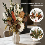 Dried Flower Bouquet, Boho Pampas Grass, Fall Floral Arrangement - Image 4