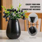 Ceramic Bud Vases, Black, Set of 10 - Image 5