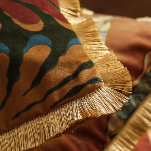 patdrea Designer Velvet Throw Pillow Cover,Set of 2,22"x22"-OldlegendA - Image 6