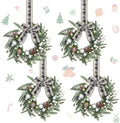 Hoteam 4 Pcs 9 Inch Mini Christmas Wreaths for Cabinets by Hoteam