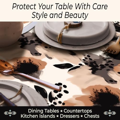 Heat Resistant Table Runner, 39 x 12 Inch - Autumn Leaves Design - Image 3