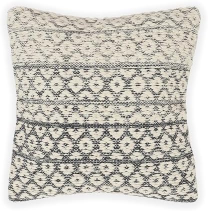 · REDEARTH · Boho Textured Handwoven Throw Pillow Cases - Dark Gray - Image 4