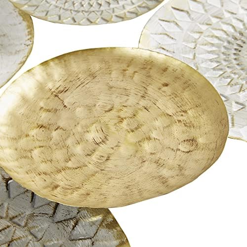 Madsion Park Wall Art Living Room Décor Legion Metal Plates Carving, Home Accent Modern Inspired Dining, Bathroom Decoration Ready to Hang Panel for Bedroom, 47.24"W x 24.02"H, Multi - Image 6