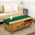 Solino Home 100% Pure Linen Table Runner Rainforest Hemstitch, 14 x 48 in by SolinoHome