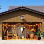 7x16FT Western Cowboy Garage Door Banner Western Cowboy Garage Door Cover Decoration for Garage Decoration - Image 7