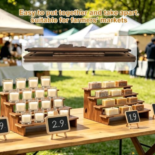 2PCS Cupcake Display Stand - 30s Quick Assembly, Easy Carry&Store - Image 5