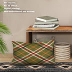Batmerry Plaid Pillow Covers 12x20 Inch Set of 2, Tartan Wool Tartan Fabric Plaid Britain Clothing Material Scotland Double Sided Decorative Pillows Cases Throw Pillows Covers - Image 2