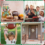 10 Pcs Football Ribbon 4 Mesh Ribbon 6 Burlap Wired Edge Ribbons - Image 6