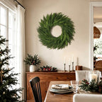 26’’ Large Real Touch Christmas Wreath, Artificial Cedar Wreath for Door - Image 6