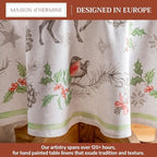 Maison d' Hermine Table Cloth Round Table Reusable 100% Cotton 63" Diameter - Image 2
