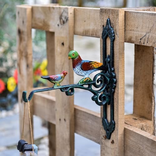 Sungmor Heavy Duty Cast Iron Hanging Plant Bracket - 2 Pack 10 Inches - Image 4