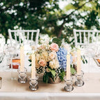 90 Pcs Clear Glass Candlestick Holders Taper Candle Holder Bulk 2.5 Inch Candle Stick Holder for Table Centerpiece Mantel Wedding Housewarming Gift Rustic Vintage Valentines Dinning Decoration (Clear) - Image 7