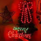 2 Pack Christmas Window Lights - Double Sided Merry Christmas Sign Lamp Decorations for Indoor Wall, Door & Glass - Image 6