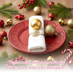 200 Pcs Napkin Rings Gold Bling Leaf Shaped Napkins Rings Table Decorations - Image 4