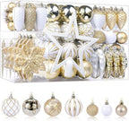 SHareconn 106 PCS Christmas Ball Ornaments for Christmas Tree Decorations by SHareconn