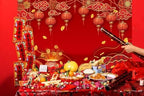 Chinese New Year Backdrop Decoration 2027 Year of The Goat Party Banner - Image 5