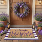 Tinideya 2 23.6 X 35.4 Inches Lavender Purple and White by Tinideya