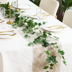 6 Strands Artificial Ivy Vines Garland 426" Wedding Silk Ivy Garland with Green Leaves Fake Hanging Plants Greenery Decoration for Indoor Outdoor Bedroom Room Window Wall Arch Garden Party Decor - Image 4