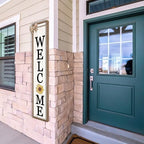 Interchangeable Standing Front Porch Welcome Sign 45"X9" Wood - Image 7