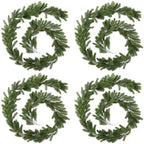 Lyrow 4 Pcs Christmas Pine Greenery Garland, Artificial Pine Garland by Lyrow