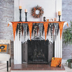 Fun Express Halloween Fireplace Mantel Scarf - Image 2