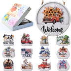 13pcs Interchangeable Welcome Sign Set by BUZCOZY