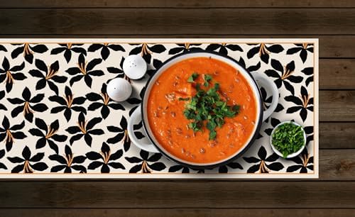 Heat Resistant Table Runner, 53 x 14 Inch - Primrose Design - Image 2