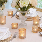 36 Pcs Assorted Gold Votive Candle Holders, Gold Tea Lights Candles Holders - Image 4