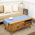 Solino Home 100% Pure Linen Dining Table Runner Cornflower Blue, 14 x 60 in by SolinoHome