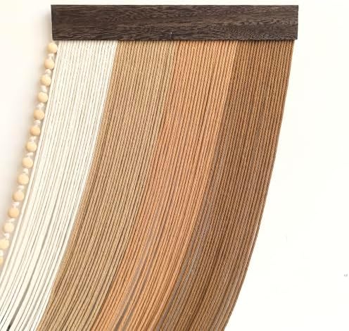 Achart Large Macrame Wall Hanging Dip Dyed Yarn Tapestry Ombre Yarn - Image 3