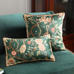 ISAENNE Designer French Velvet Throw Pillow Cover,Set of 2,20"x12"-Mitchell - Image 3