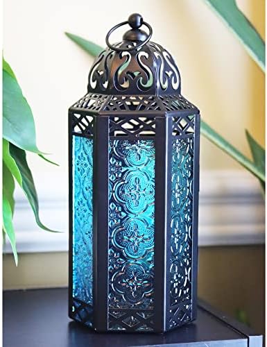 Vela Lanterns Decorative Indoor Moroccan Holders, Assorted Colors, M, 6-PK - Image 2
