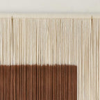 Macrame Wall Hanging Large Dip Dyed Brown Boho Fiber Art Decor 57"W*35"L - Image 6