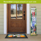 Briarwood Lane Summer Double Sided Reversible Pine Porch Leaner 47x9.5 Welcome To Our Home For Summer Porch Leaner - Image 2