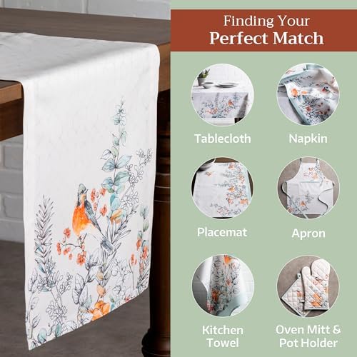 Maison d' Hermine Table Runner 100% Cotton 14.50" x 108" (Single Layer) - Image 5