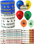 Ramadan favors [108 Pack] Ramadan Pencils Ramadan Wristband Ramadan Balloons Ramadan Mubarak Decoration Eid Gift Eid Favors Ramadan Gifts Islamic favors Islamic wall Decor Wholesale - Image 4