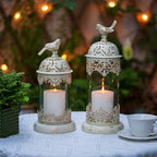 Candlestick Candle Barrels Moroccan Style Retro Lanterns Projection Lights Hollowed-Out Decorations Home Ramadan Hanging Outdoor Indoor Courtyard Porch Festival Weddings - Image 4