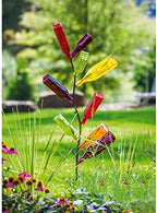 Evergreen Garden Glass Bottle Tree, Metal Bottle Trees for Garden Outside, Decorative Bottles Holder for Outdoor Wedding Christmas Party Decoration (Bottles Sold Separately) - Image 2