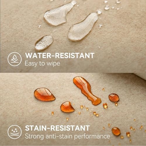 a moment Waterproof Throw Pillow Covers Set of 4,24x24 Inch Outdoor Stain Resistant Pet Friendly Pillowcases Cushion Covers for Patio Sofa and Living Room,Earth's Rhythm - Image 2