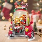 Christmas Snow Globe Lantern with 8 Holiday Music, Christmas Water Snow Globe USB/Battery Powered 6H Timer, Glitter Snowfall Two Bison Scene for Family Friends (Two Bison) by YuxelulmaiGlowforHomeGard