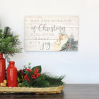 Simply Said, INC Rustic Pallets, May the Miracle of Christmas... - 16" x 10.75" Rustic Wood Sign RUS1263 - Image 4