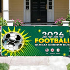 2026 World Soccer Cup Garage Door Banner Cover, 7x16ft Large Football Championship Backdrop, Canada USA Mexico Host Nations Outdoor Decoration, Heavy Duty Fabric Sports Wall Mural for Home Decor - Image 6